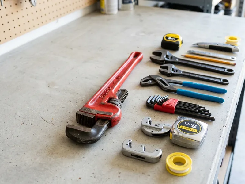 Professional plumbers in Woolrich, PA equipped with top-tier tools for residential and commercial plumbing services.